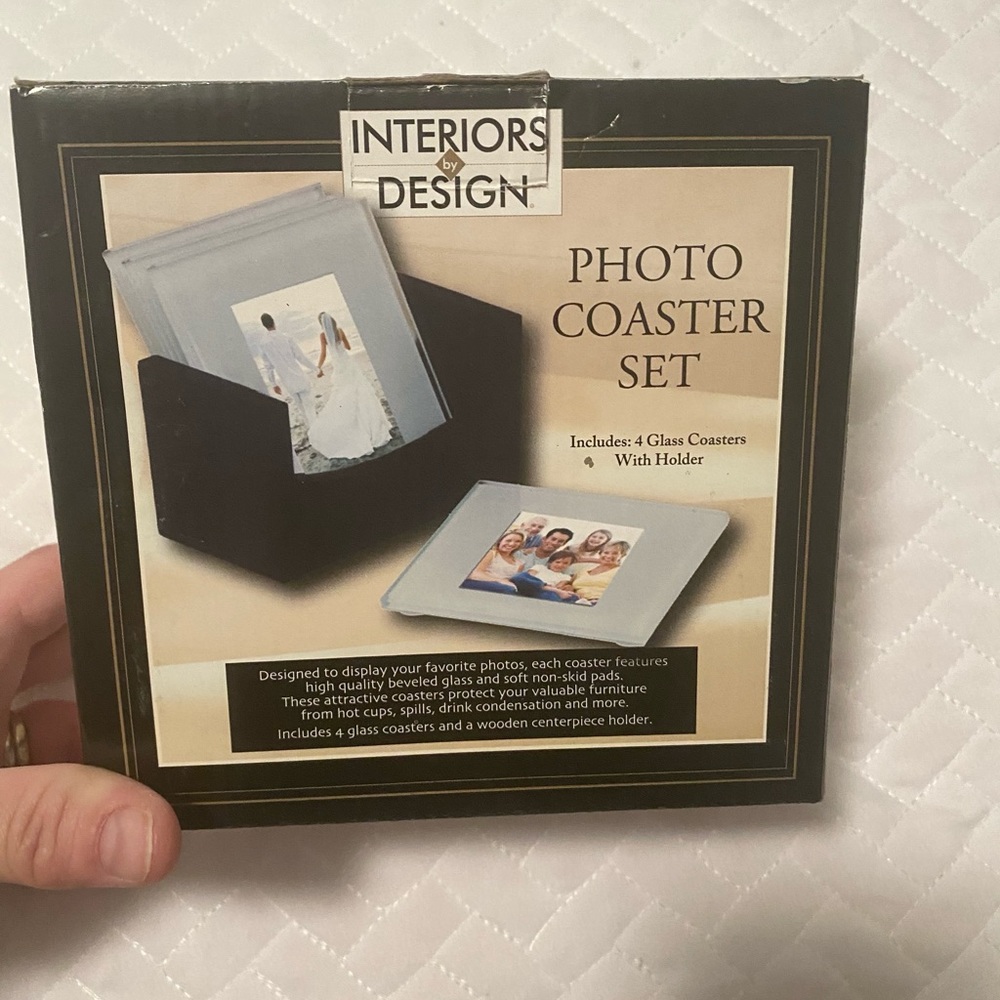 Interiors By Design Photo Coaster Set